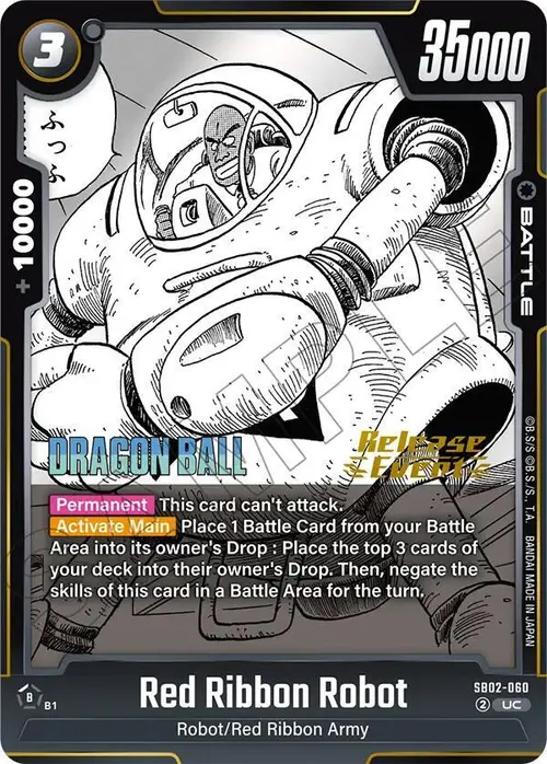 Red Ribbon Robot card art