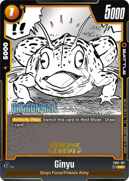 Ginyu card art