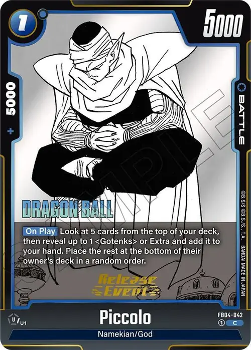 Piccolo card art
