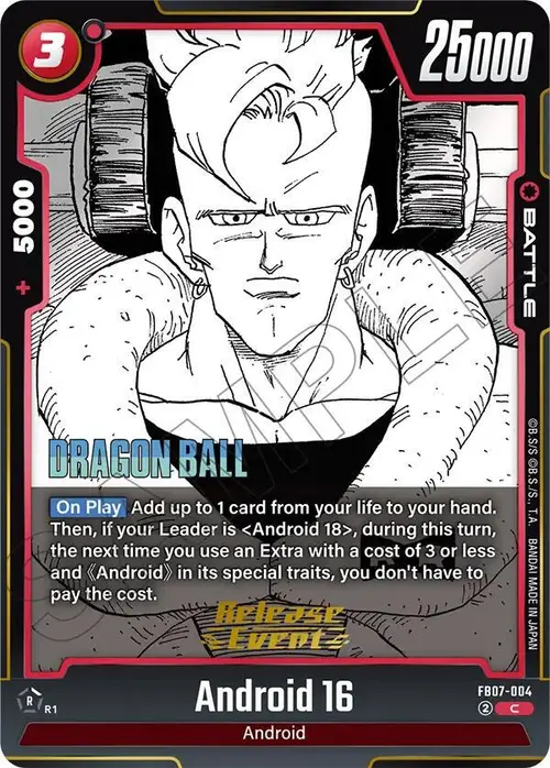 Android 16 card art