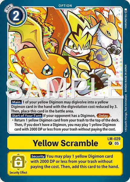 Yellow Scramble (LM-029) (Alternate Art) card art