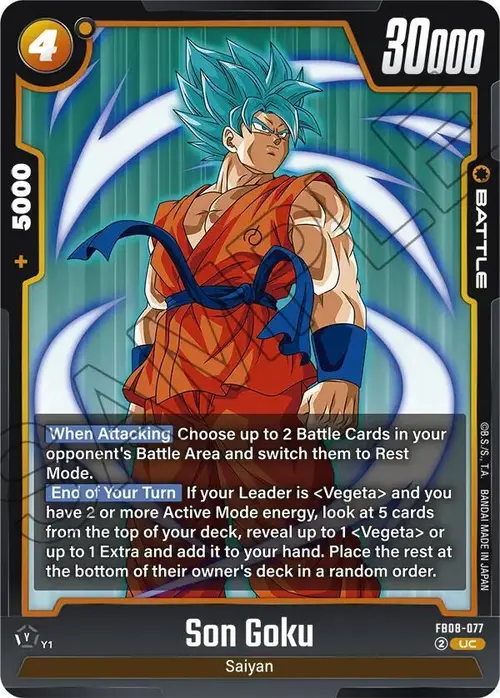 Son Goku card art