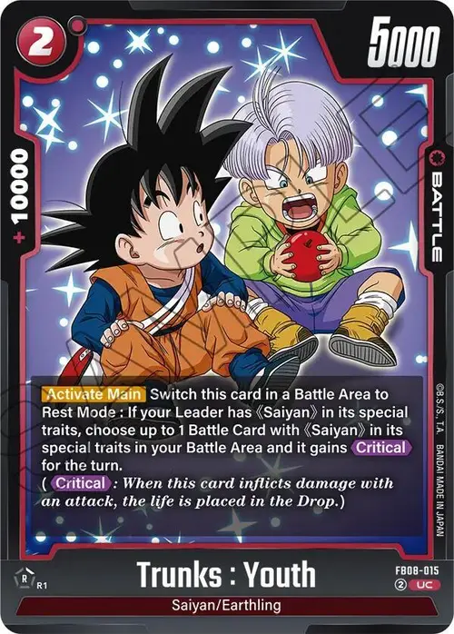 Trunks : Youth card art