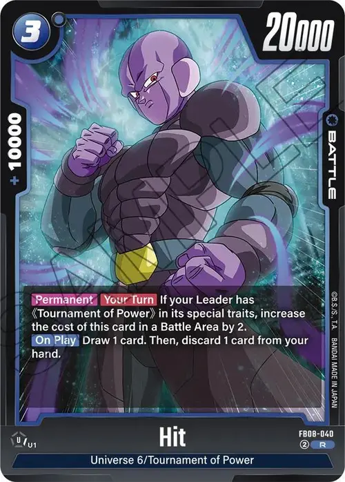 Hit card art