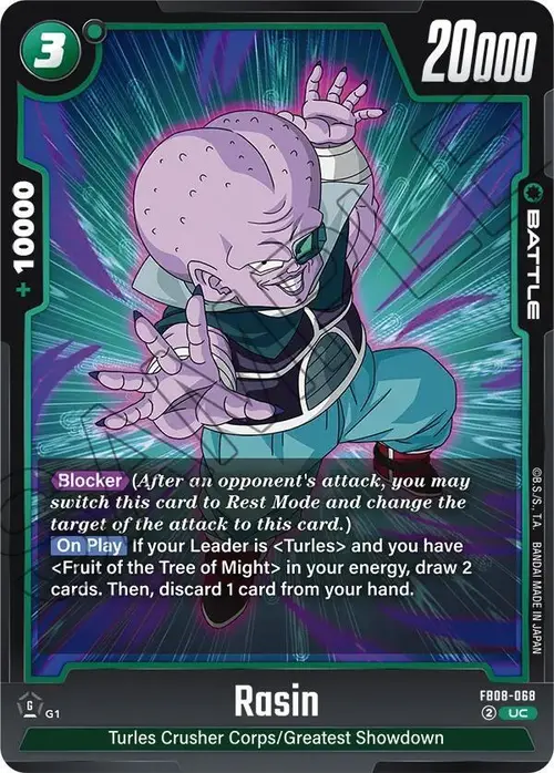 Rasin card art