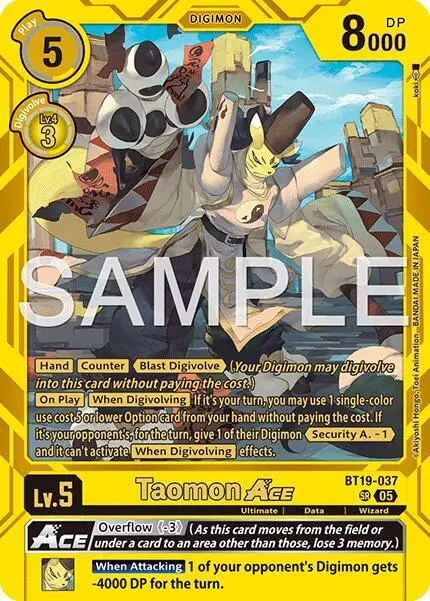 Taomon ACE (Alternate Art) card art