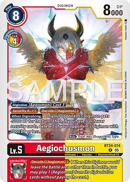 Aegiochusmon card art