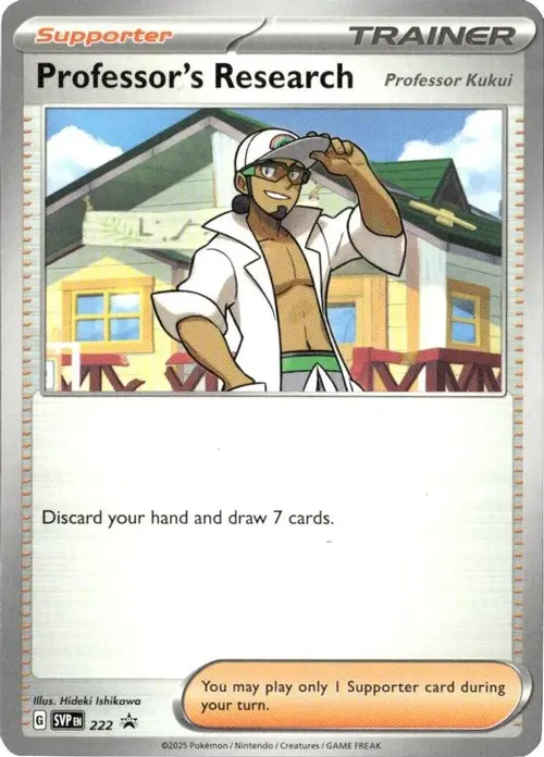 Professor's Research [Professor Kukui] - 222 card art