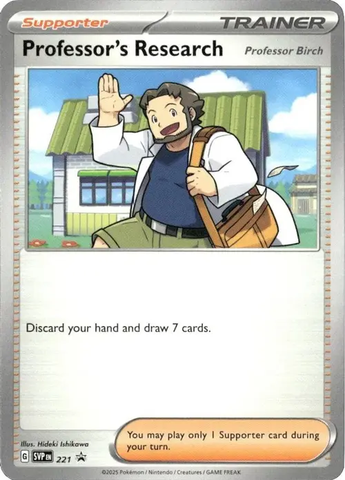 Professor's Research [Professor Birch] - 221 card art