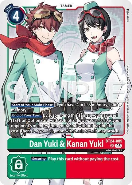 Dan Yuki & Kanan Yuki card art