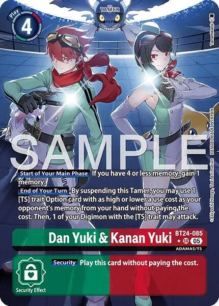 Dan Yuki & Kanan Yuki (Alternate Art) card art