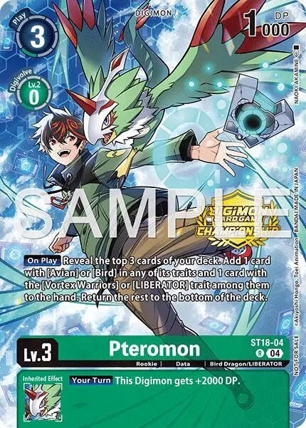 Pteromon (Championship 25-26 Season 2 Tamers Pack) card art