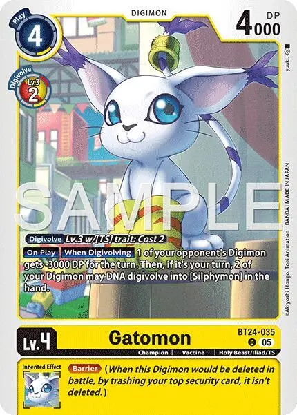 Gatomon card art