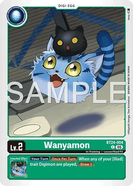 Wanyamon card art