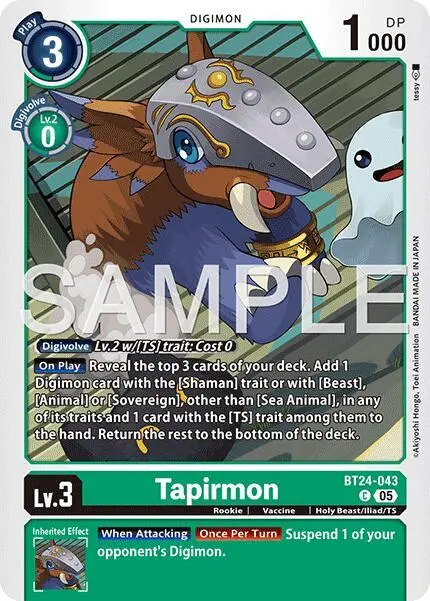 Tapirmon card art