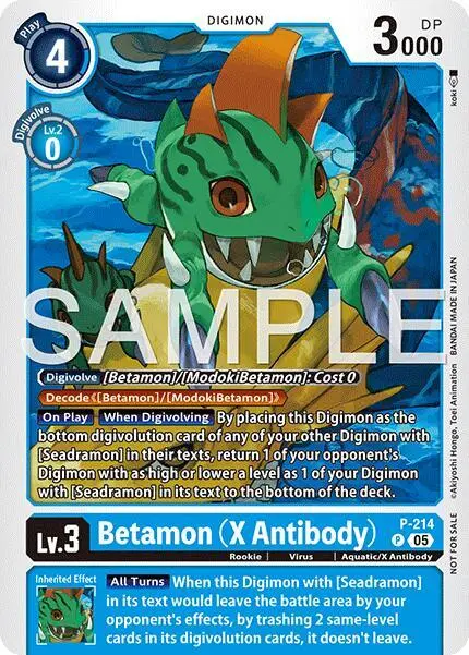 Betamon (X Antibody) (Official Store Tournament 2026 Vol. 1) card art