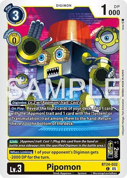 Pipomon card art
