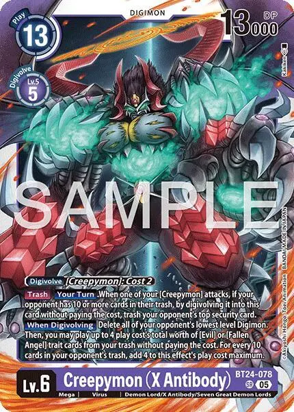 Creepymon (X Antibody) card art