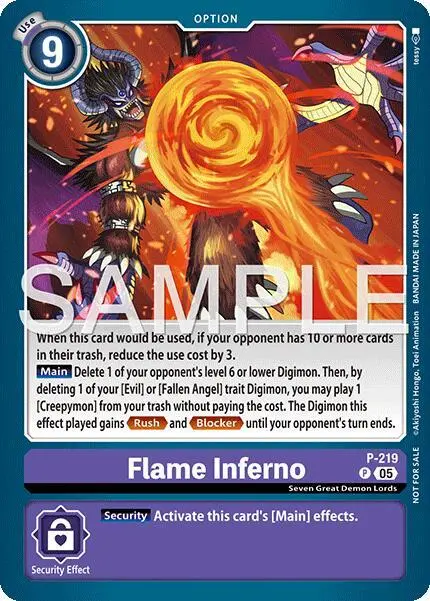 Flame Inferno (Official Store Tournament 2026 Vol. 1) card art