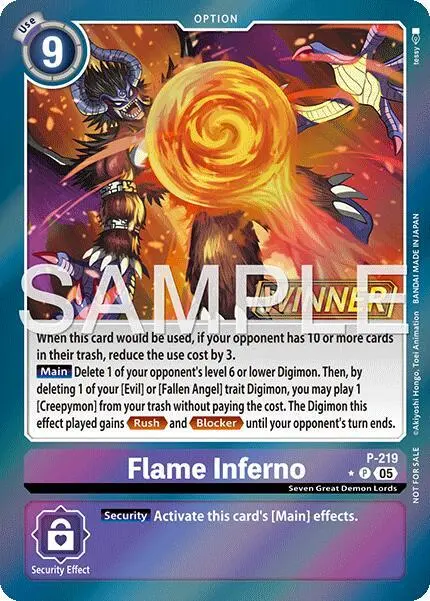 Flame Inferno (Official Store Tournament 2026 Vol. 1 Winner) card art