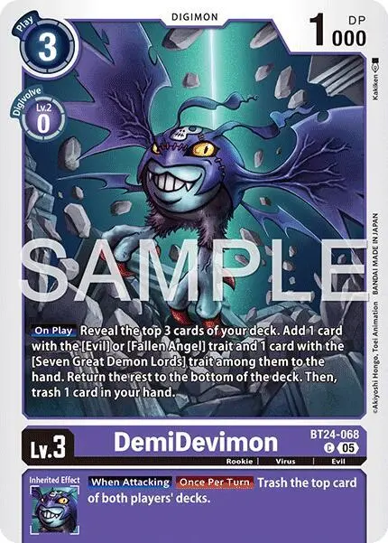 DemiDevimon card art
