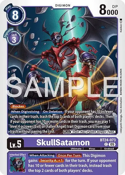 SkullSatamon card art