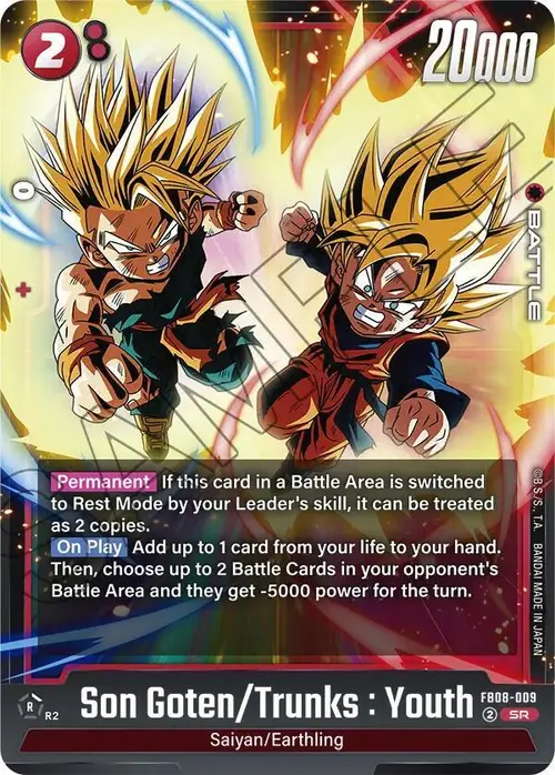 Son Goten/Trunks : Youth card art