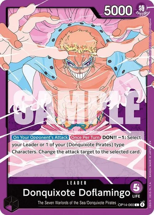 Donquixote Doflamingo - OP14-060 card art
