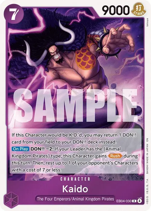Kaido card art