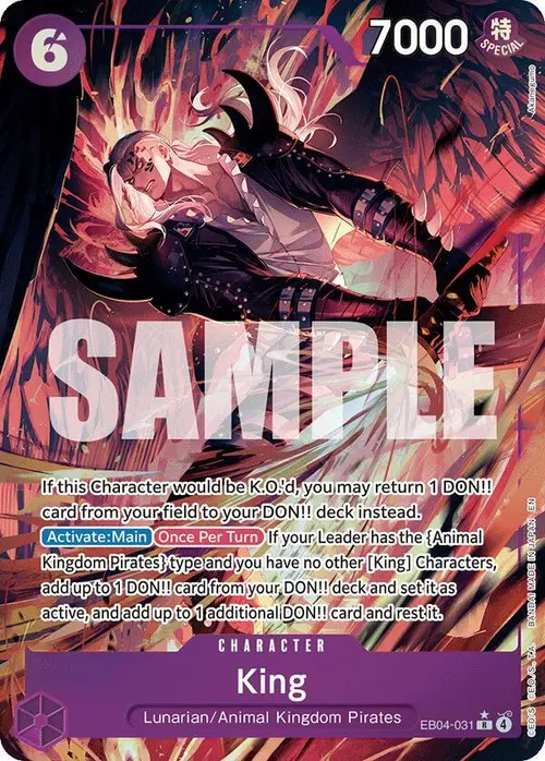 King (Alternate Art) card art