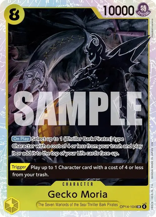 Gecko Moria - OP14-104 card art