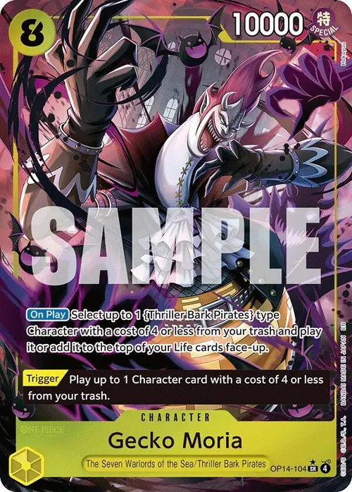 Gecko Moria - OP14-104 (Alternate Art) card art