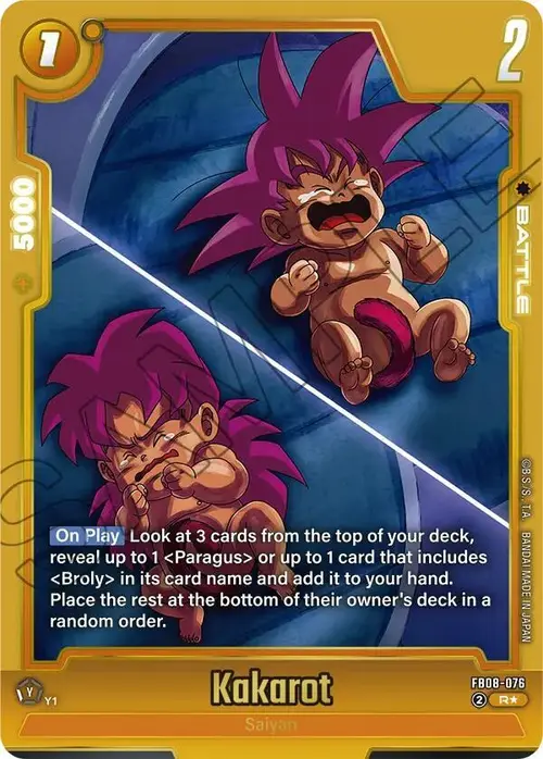Kakarot (Alternate Art) card art