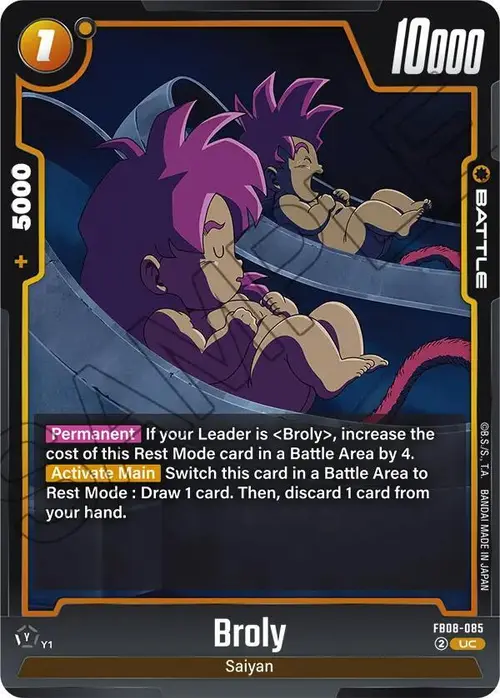 Broly card art