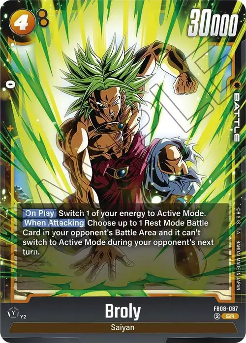 Broly card art
