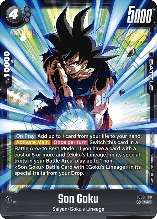 Son Goku card art