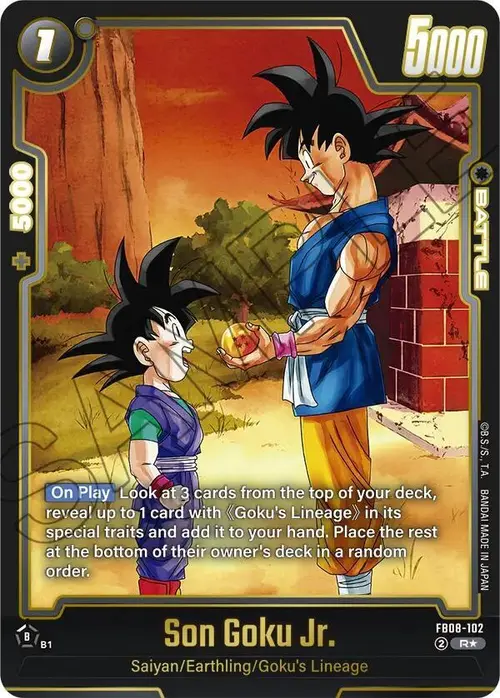 Son Goku Jr. (Alternate Art) card art