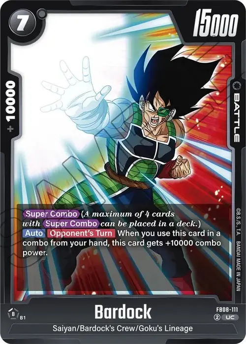 Bardock card art