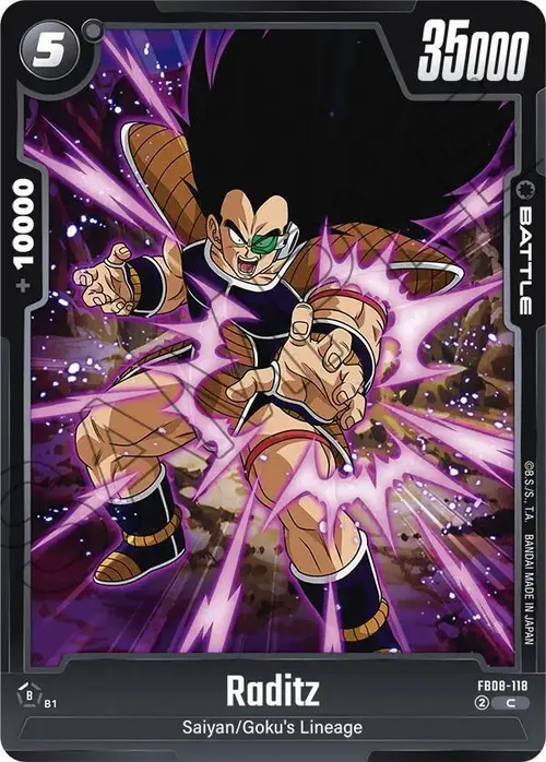 Raditz card art
