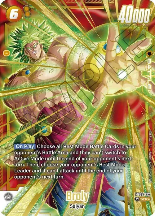 Broly (Alternate Art) card art