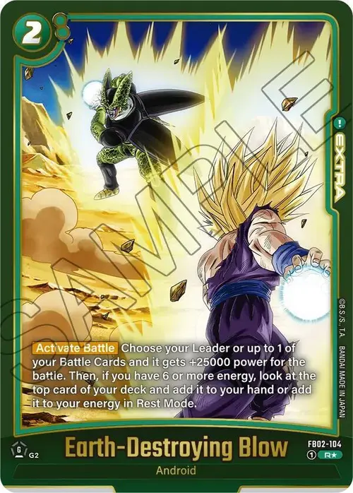 Earth-Destroying Blow (Alternate Art) card art