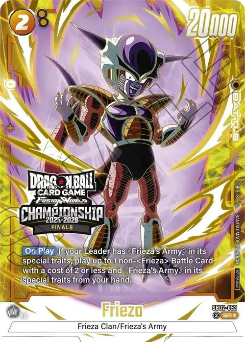 Frieza (Championship 2025-2026 Finals) card art