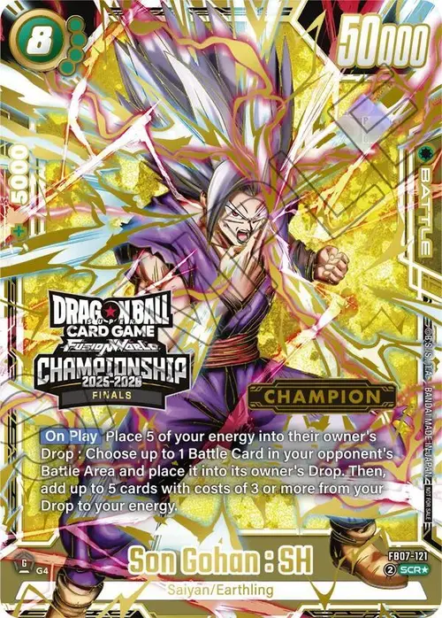 Son Gohan : SH (Championship 2025-2026 Finals Champion) card art