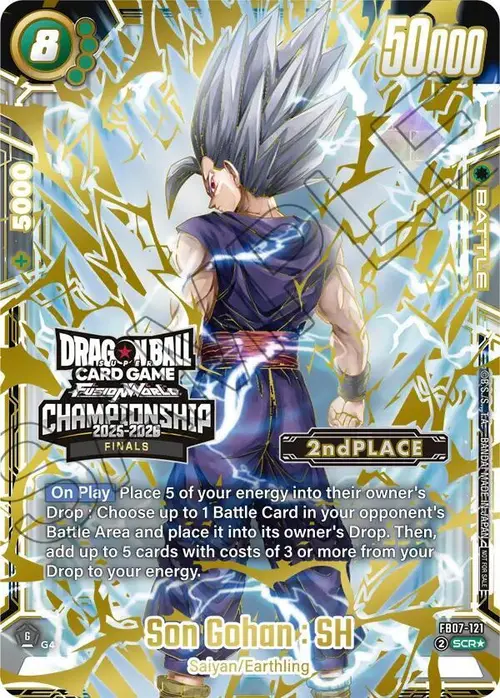 Son Gohan : SH (Championship 2025-2026 Finals 2nd Place) card art