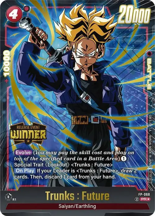 Trunks : Future (Release Event Winner) card art