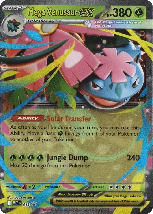 Mega Venusaur ex - 013 card art