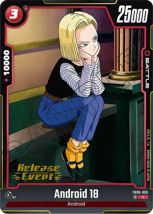 Android 18 card art