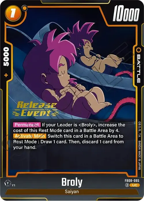 Broly card art
