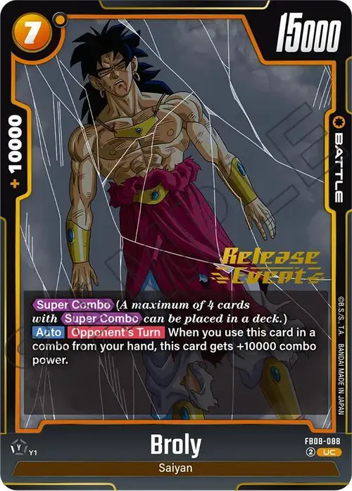 Broly card art