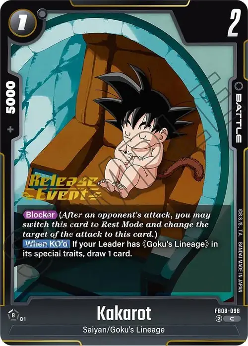 Kakarot card art